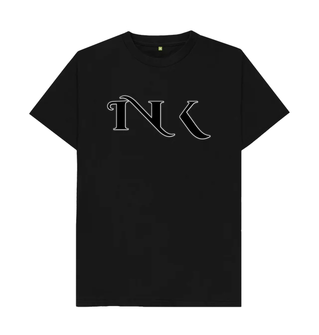Ink logo cinzel black T-shirt