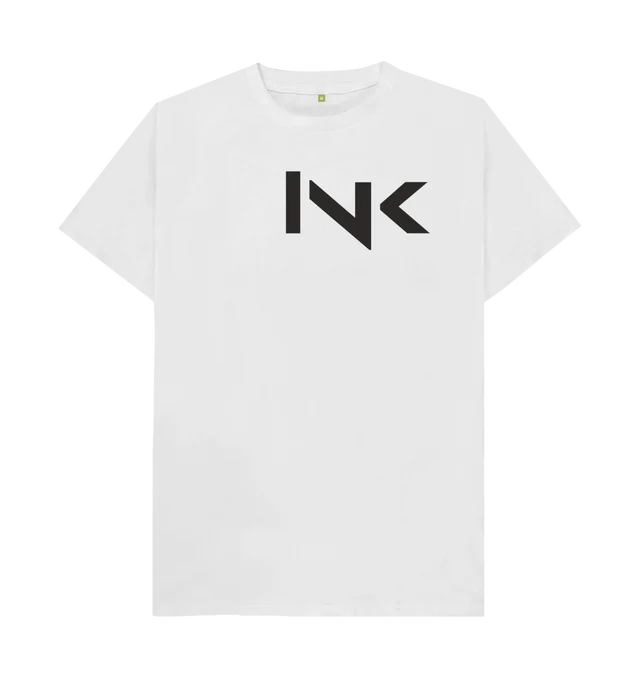 Ink logo white T-shirt